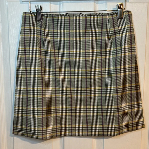 Momokrom plaid windowpane mini skirt uk 8 - Picture 4 of 4